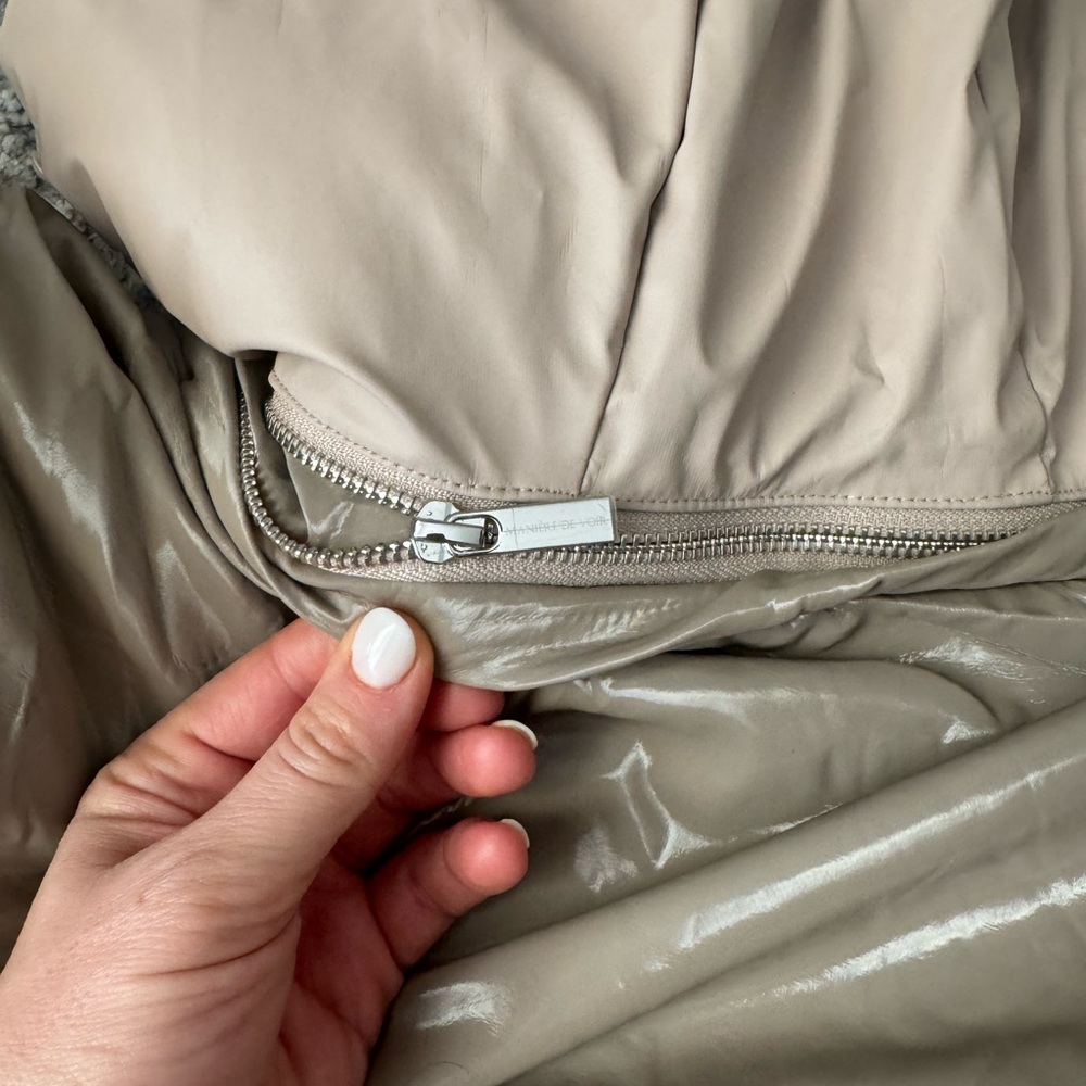 Puffer jacket Maniere de voir 2 toned US 8, UK12 - Picture 4 of 8